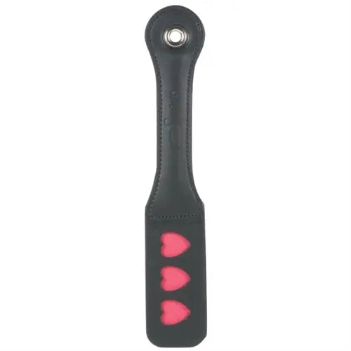 12 Inch Leather Impression Paddle - Heart SS902-01