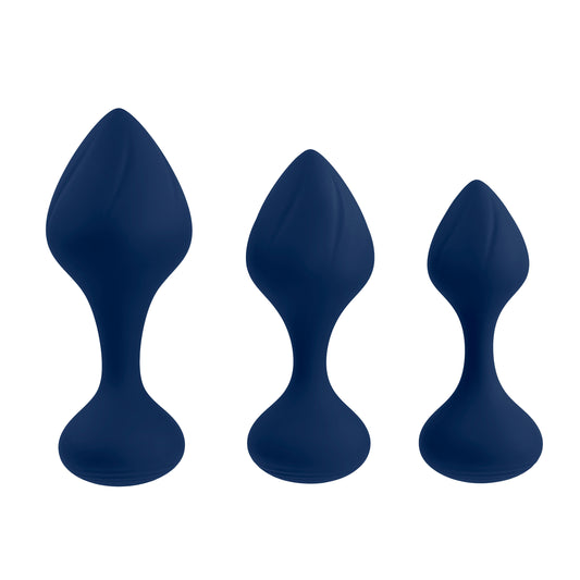 Playboy Pleasure - Tail Trainer - Anal Training Kit - Navy PB-BP-2307-2