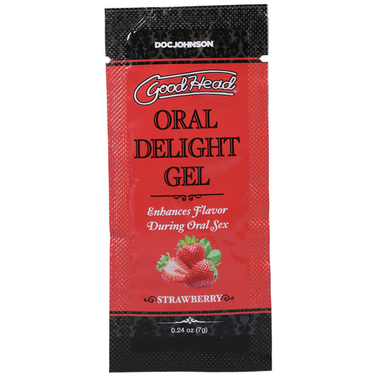 Goodhead - Oral Delight Gel - Strawberry - 0.24 Oz DJ1387-39-BU