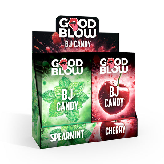 Bj Candy Pop Display Spearmint/cherry 24 Pcs GB-AH594