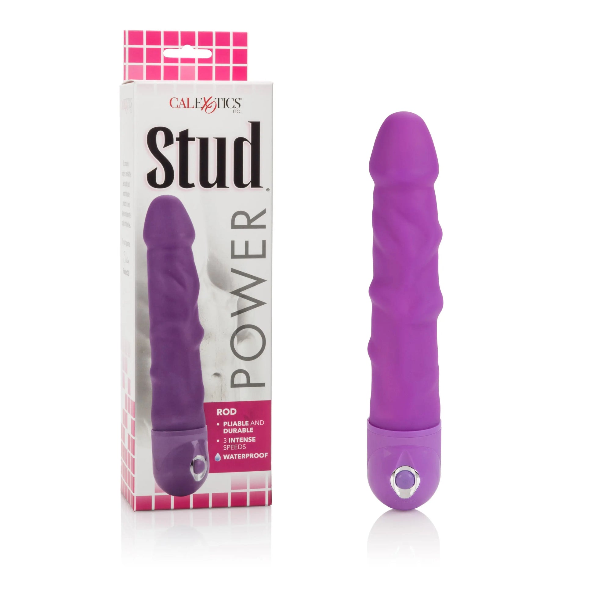 Waterproof Power Stud Rod Dong - Purple SE0836063