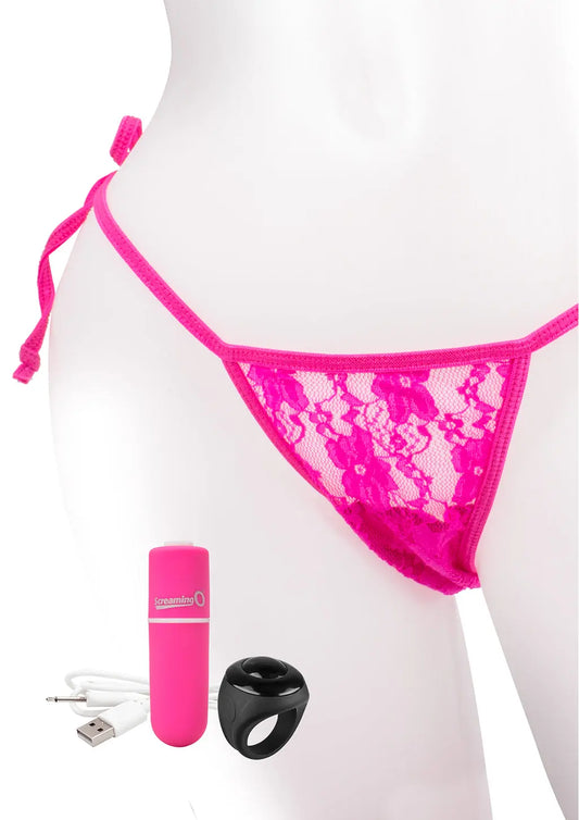 My Secret Charged Remote Control Panty Vibe -  Pink APTY-PK-101E