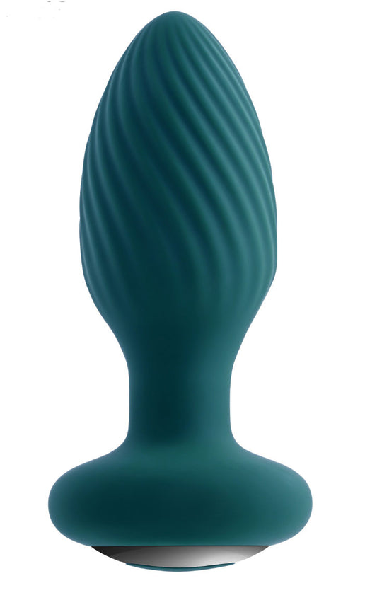 Playboy Pleasure - Spinning Tail Teaser -  Butt Plug - Deep Teal PB-RS-2321-2