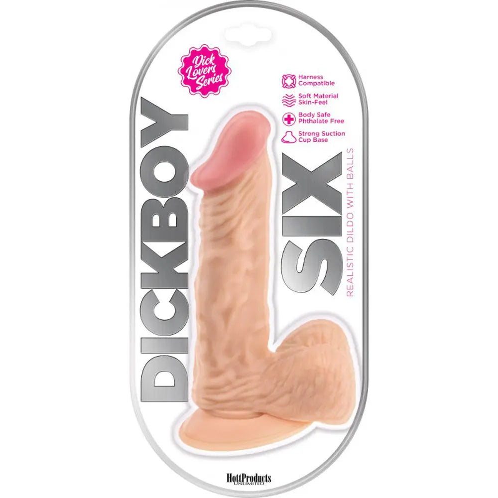 Dick Boy 6 Inch Dildo - Flesh HTP3310