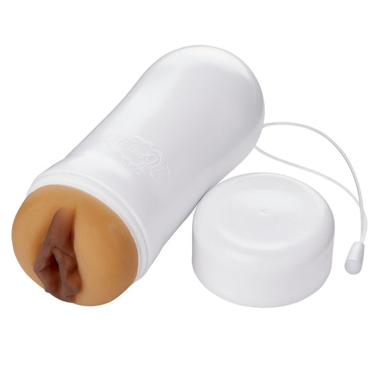 Pleasure Pussy Pocket Stroker Water Activated -  Tan WTC418