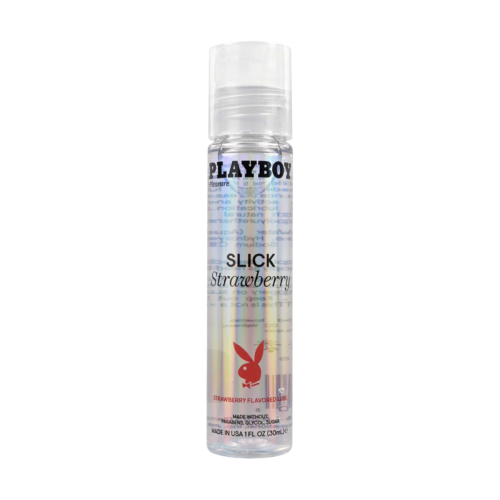 Playboy Pleasure Slick Strawberry Flavored Lubricant 1 Oz PB-LQ-2208-2