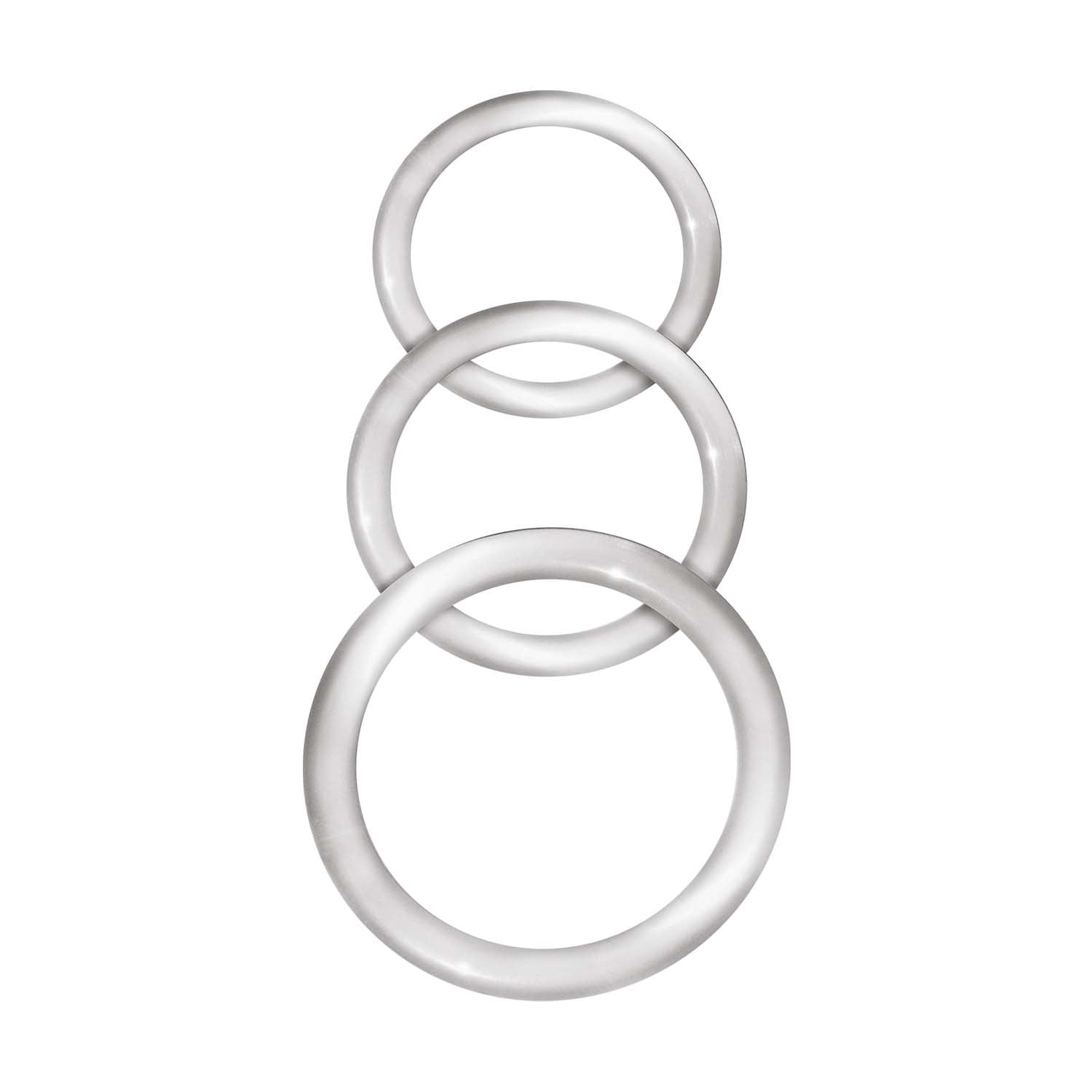 Enhancer Silicone Cockrings - Clear NW3057