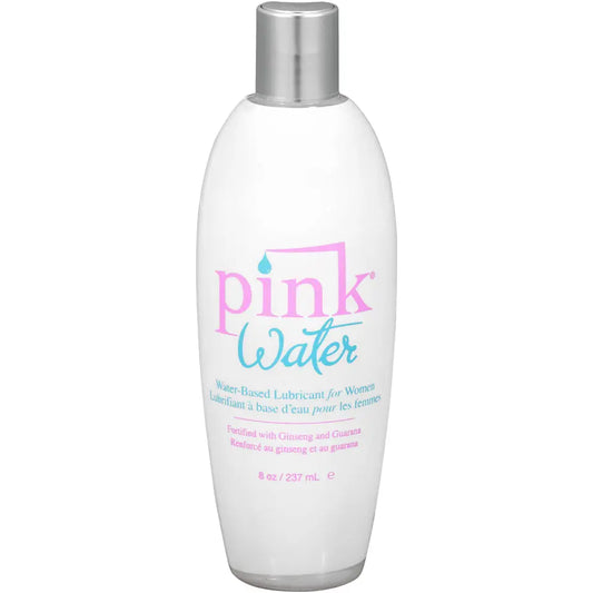 Pink Water Based Lubricant for Women 8 Oz Flip Top Bottle PNK-PW-8