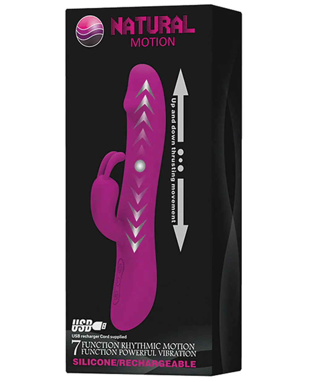 Pretty Love Natural Motion Thrusting Rabbit - 7 Function BI-MC02