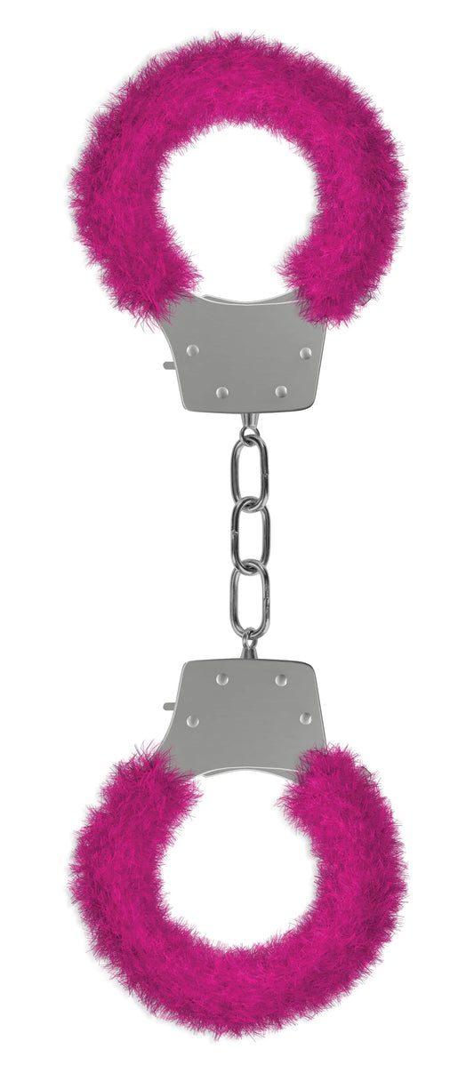 Pleasure Furry Handcuffs - Pink OU-OU004PNK