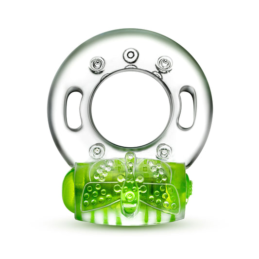 Play With Me - Arouser Vibrating C-Ring - Green BL-30622