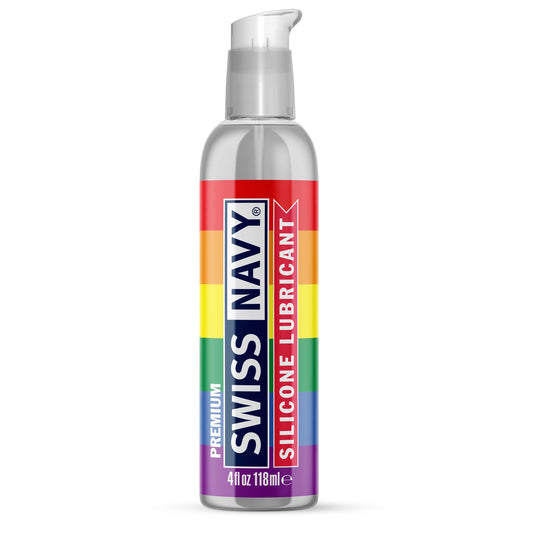 Swiss Navy Pride Edition Silicone Lubricant 4oz MD-SNSL4P